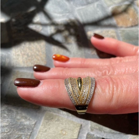 14K gold CZ ring - Picture 4 of 12